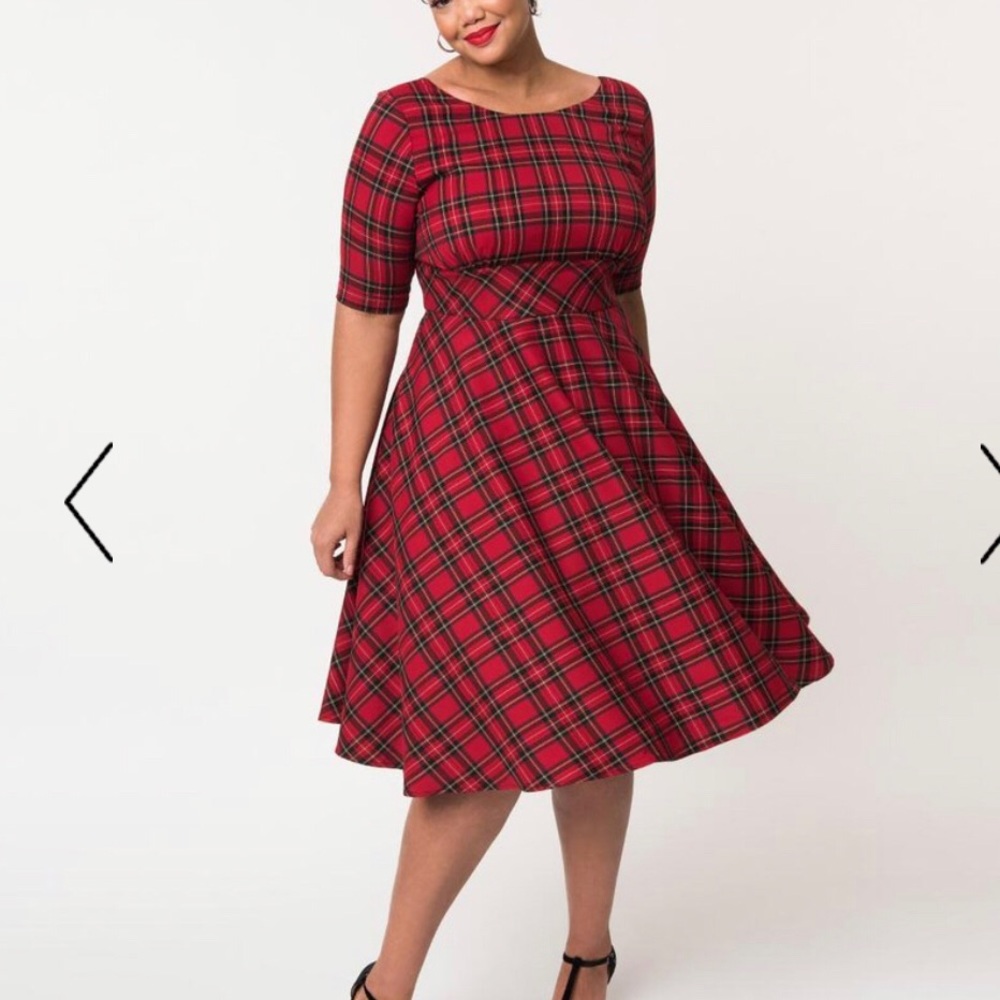 Hell Bunny Plaid dress